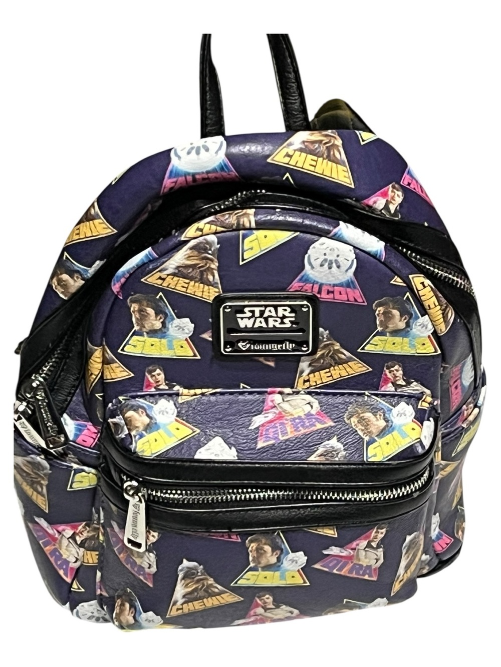 Loungefly Purple Navy Star Wars Character Mini Backpack